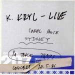 Koncert ze Sydney (Sokol 20. 5. 1986)                  